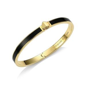 Kate Spade Thin Enamel Gold Bracelet